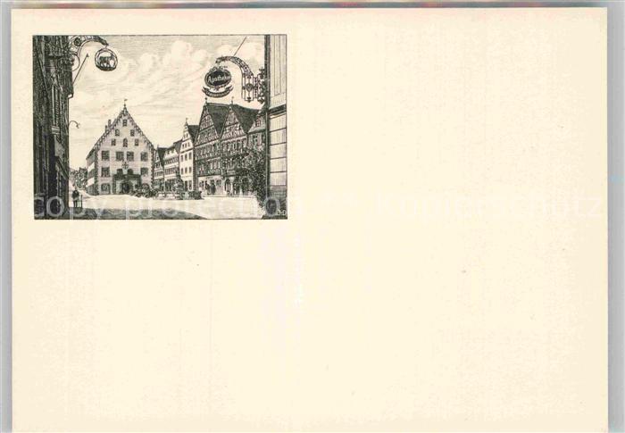 Mergentheim Bad Marktplatz Rathaus