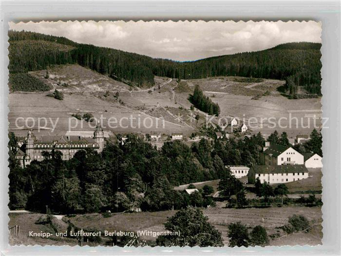 Berleburg Bad Schloss Panorama