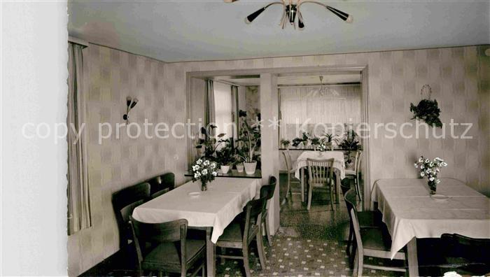 Saalhausen Sauerland Pension Gaststube