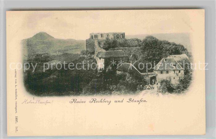 Schwaebisch Gmuend Ruine Rechberg Staufen