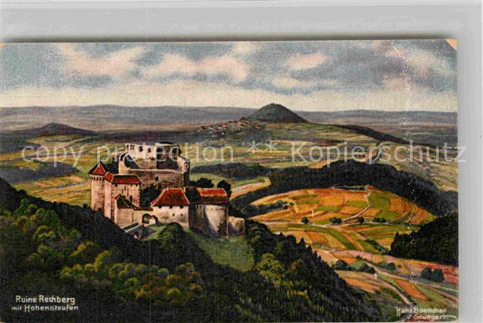 Schwaebisch Gmuend Ruine Rechberg Hohenstaufen