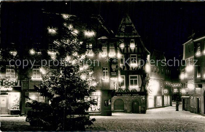 Bensheim Bergstrasse Markt Weihnachtsbeleuchtung
