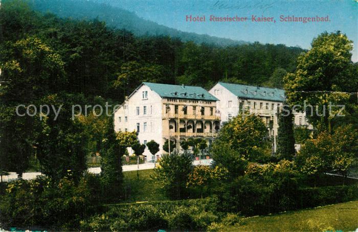 Schlangenbad Taunus Hotel Russischer Kaiser