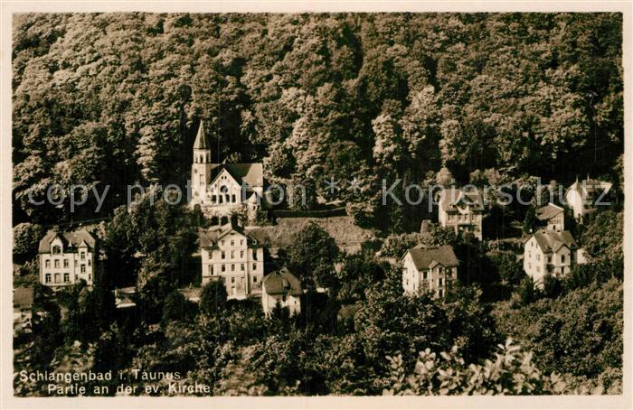 Schlangenbad Taunus Partie evangelische Kirche