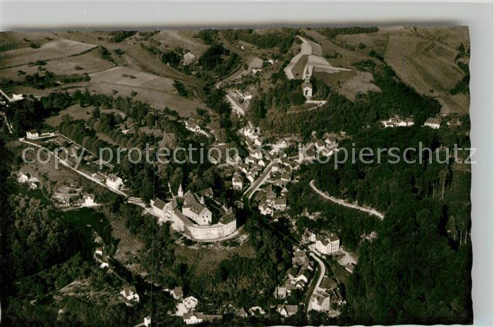 Schoenberg Bensheim Fliegeraufnahme Schloss Schoenberg