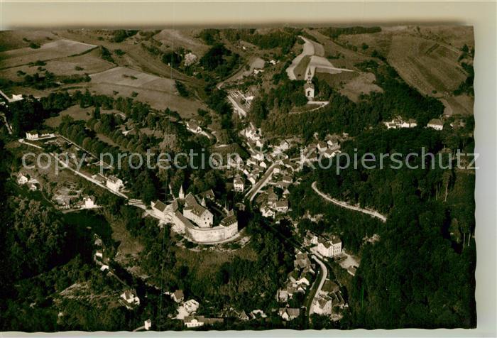 Schoenberg Bensheim Fliegeraufnahme Schloss Schoenberg
