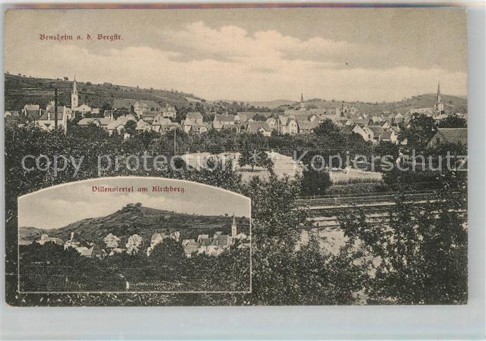 Bensheim Bergstrasse Villenviertel Kirchberg