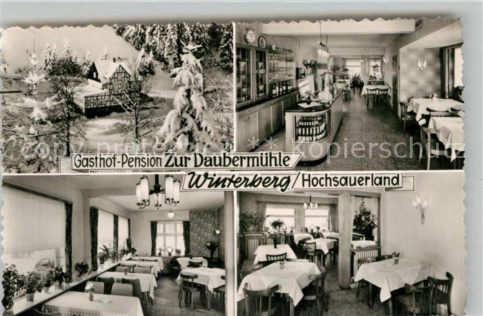 Winterberg Hochsauerland Gasthof Pension Zur Daubermuehle Gastraeume