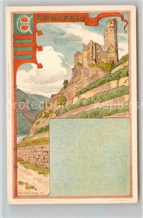 Ehrenfels Bingen Illustration