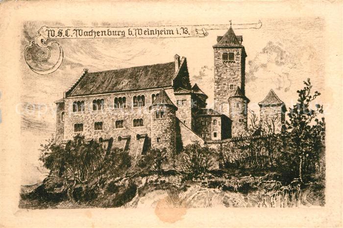 Weinheim Bergstrasse Wachenburg