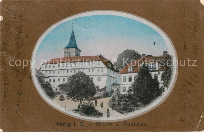 Bad Koenig Odenwald Schloss Marktplatz