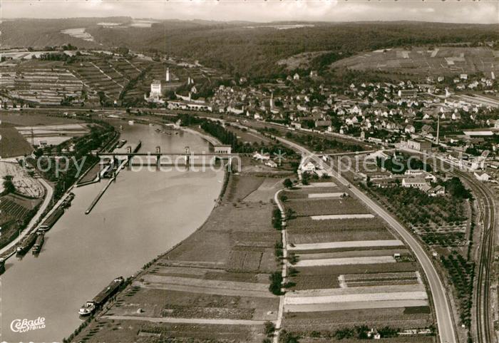Gundelsheim Neckar Fliegeraufnahme