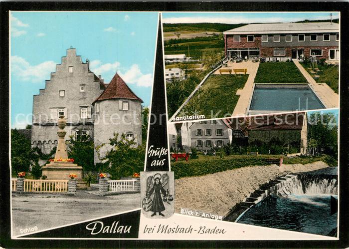 Dallau Schloss Anlagen Sanatorium