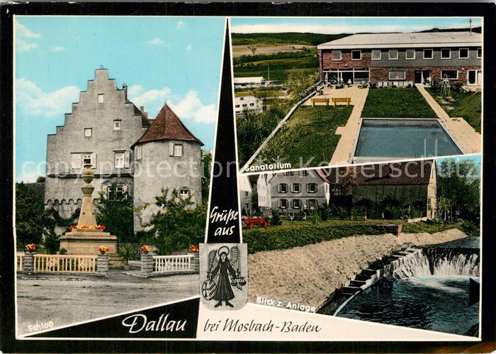 Dallau Schloss Sanatorium Anlagen