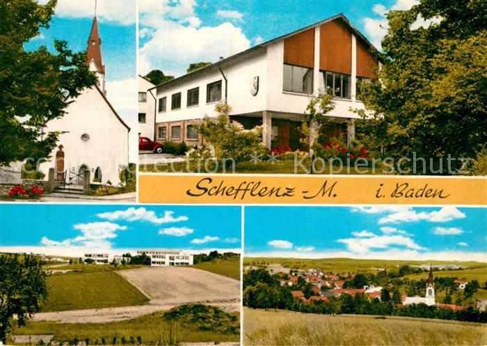 Schefflenz Kirche Rathaus Panorama