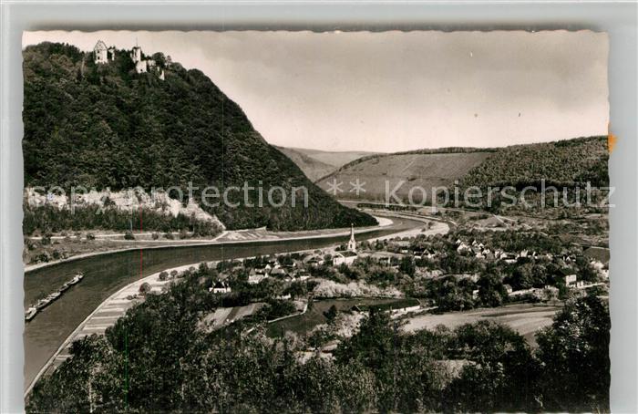 Neckargerach Teilansicht mit Minneburg