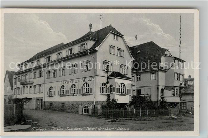Waldkatzenbach Gasthof Pension zum Adler