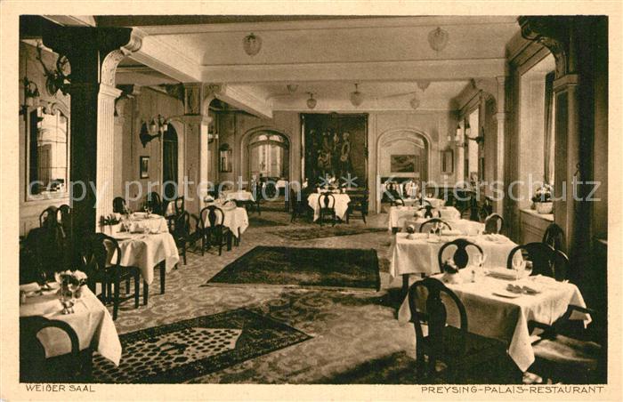 Muenchen Bayern Preysing Palais Restaurant Weisser Saal