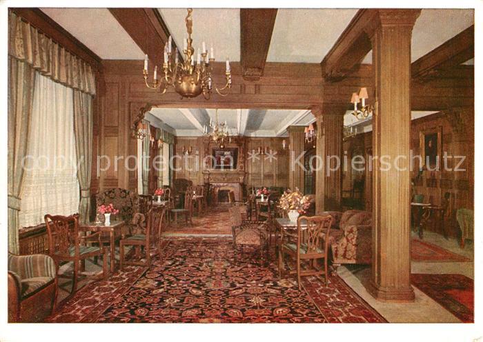 Muenchen Bayern Hotel Deutscher Kaiser Grosse Halle