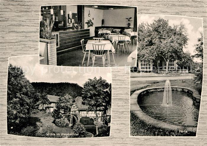 Weisbach Waldbrunn Muehle Weisbachtal Brunnen