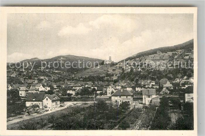 Schriesheim Panorama Burg