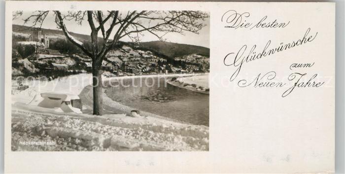 Neckargemuend Neujahrskarte