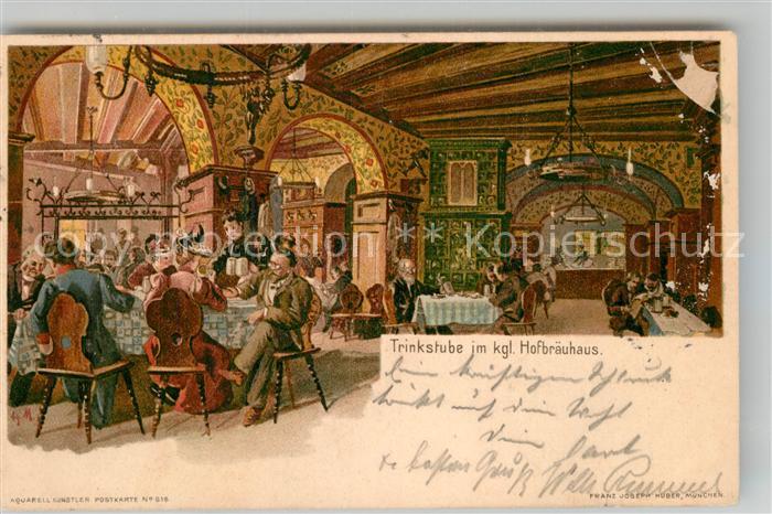 Muenchen Bayern Trinkstube Hofbraeuhaus