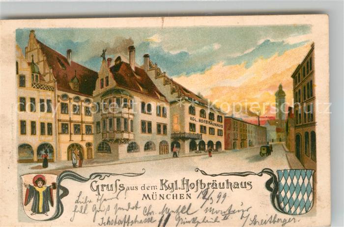 Muenchen Bayern Hofbraeuhaus