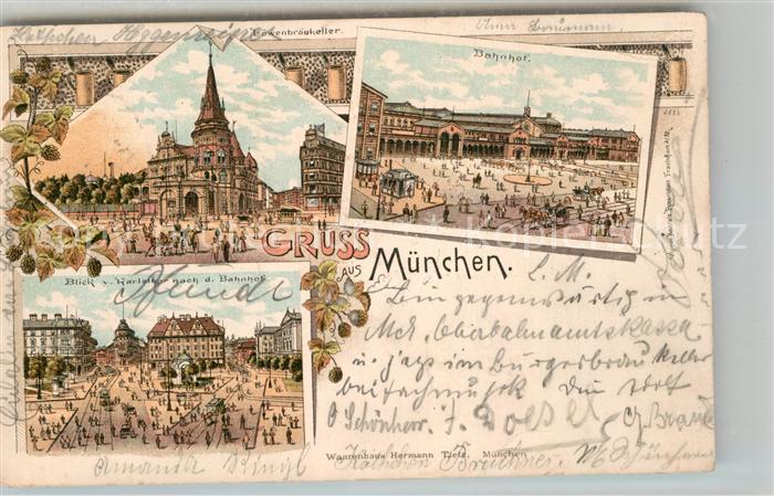 Muenchen Bayern Bahnhof Karlstor