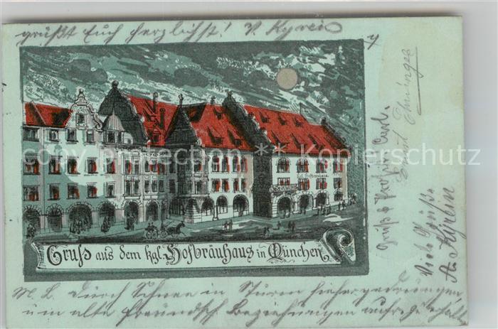 Muenchen Bayern Hofbraeuhaus