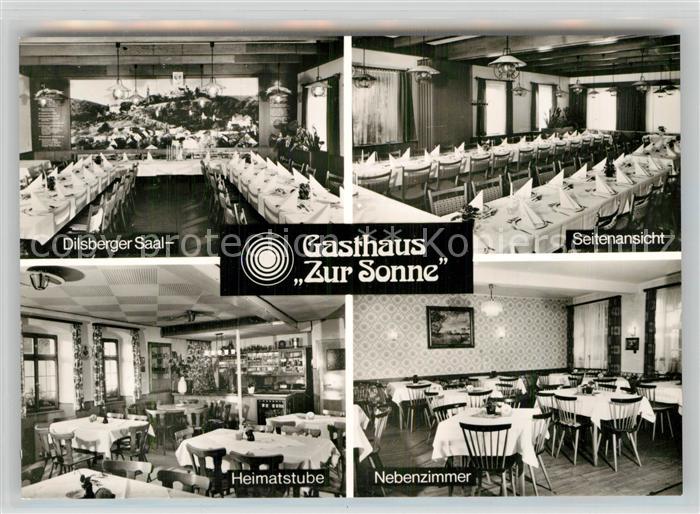 Dilsberg Gasthaus zur Sonne Dilsberger Saal Heimatstube Nebenzimmer