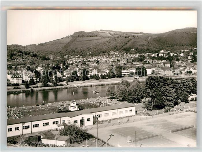 Eberbach Neckar Freibad Panorama
