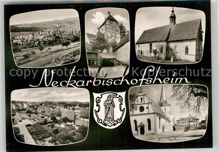 Neckarbischofsheim Panorama Kirchen