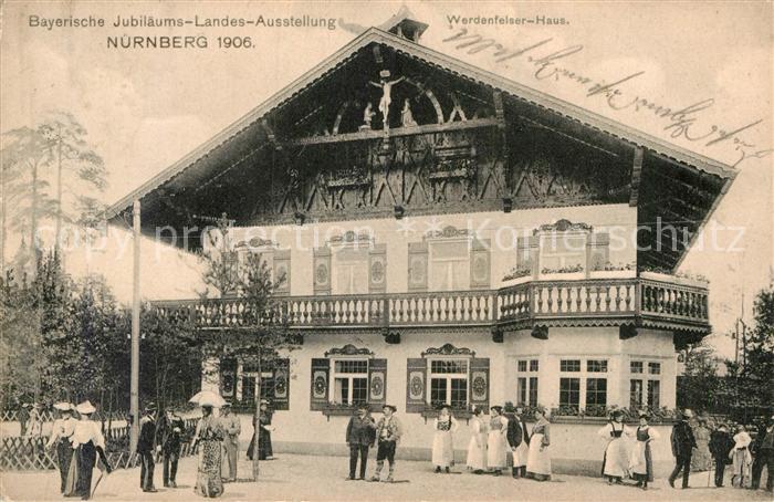 Ausstellung Bayr Landes Nuernberg 1906 Werdenfelser-Haus