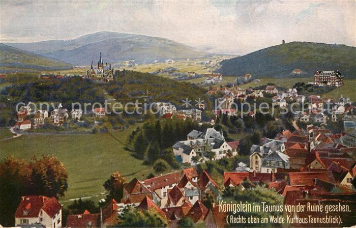 Verlag Wiedemann WIRO Nr. 2078 B Königstein Taunus Kurhaus Taunus