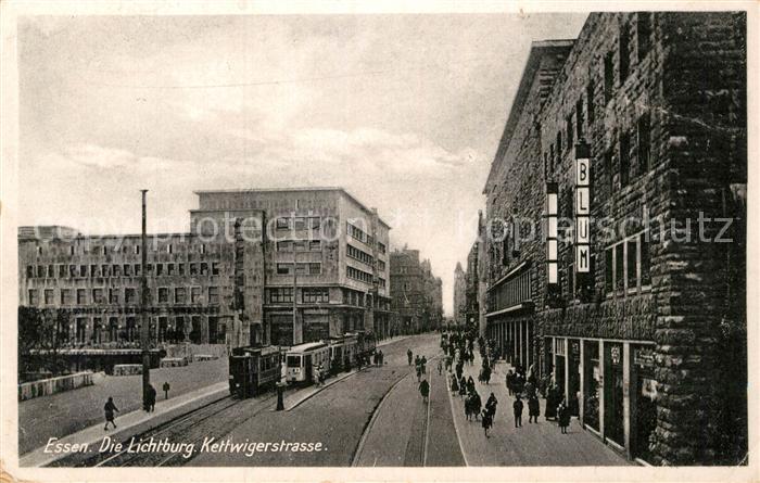 Strassenbahn Essen Lichtburg Kettwigerstrasse