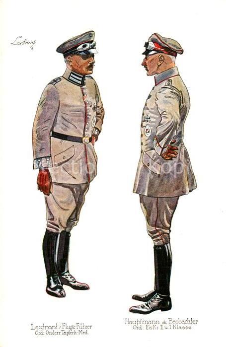 Kuenstlerkarte Labisch Leutnant Flugzeugführer Hauptma