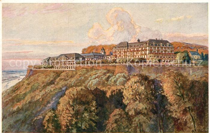 Kuenstlerkarte Georg Räder Kurhotel Petersberg Königsw