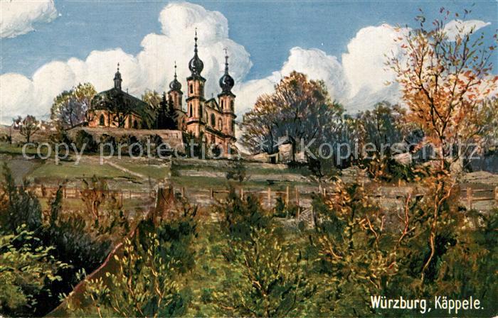 Verlag Wiedemann WIRO Nr. 1711 C Würzburg Käppele