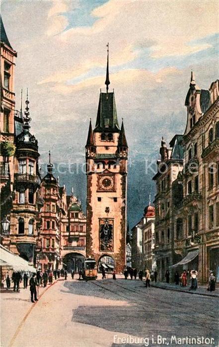 Verlag Wiedemann WIRO Nr. 1988 B Freiburg Breisgau Martinstor Str