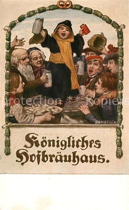 Zumbusch L.v. Münchner Kindl Königliches Hofbräuhaus