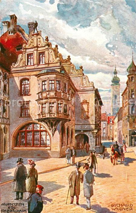 Wagner Richard Kuenstler München Hofbräuhaus