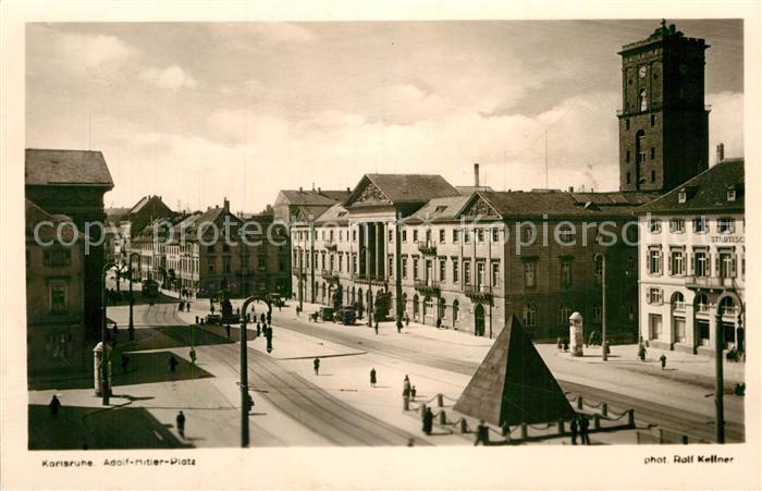 Foto Kellner Rolf Nr. 2790 Karlsruhe A.-H.-Platz
