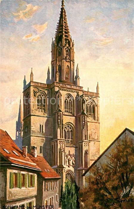 Verlag Tucks Oilette Nr. 684 B Konstanz Münster Paul Thomas