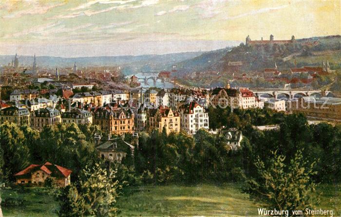 Verlag WIRO Wiedemann Nr. 1709 Würzburg Steinberg