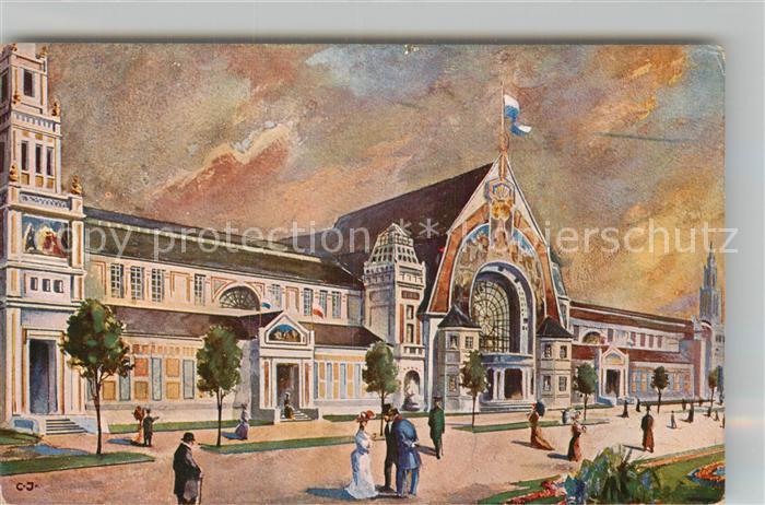 Ausstellung Bayr Landes Nuernberg 1906 Hauptindustriegebäude