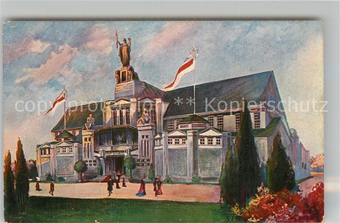 Ausstellung Bayr Landes Nuernberg 1906 Gebäude der Stadt Nürnberg