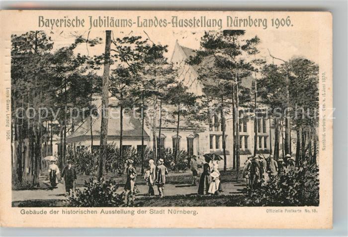 Ausstellung Bayr Landes Nuernberg 1906 Gebäude Stadt Nürnberg