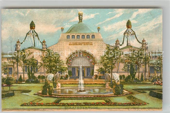 Ausstellung Bayr Landes Nuernberg 1906 Staatsgebäude