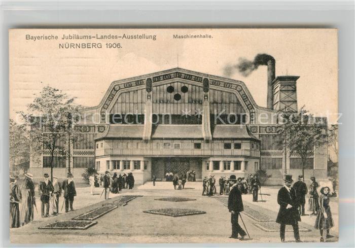 Ausstellung Bayr Landes Nuernberg 1906 Maschinenhalle